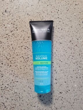John Frieda Luxurious Volume Core Restore Clear Conditioner 8.45oz For Fine Hair